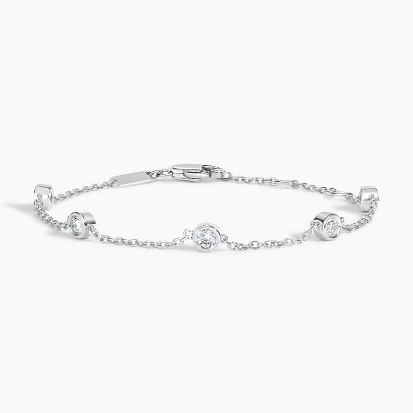 Five Diamond Bezel Bracelet (1/2 ct. tw.)