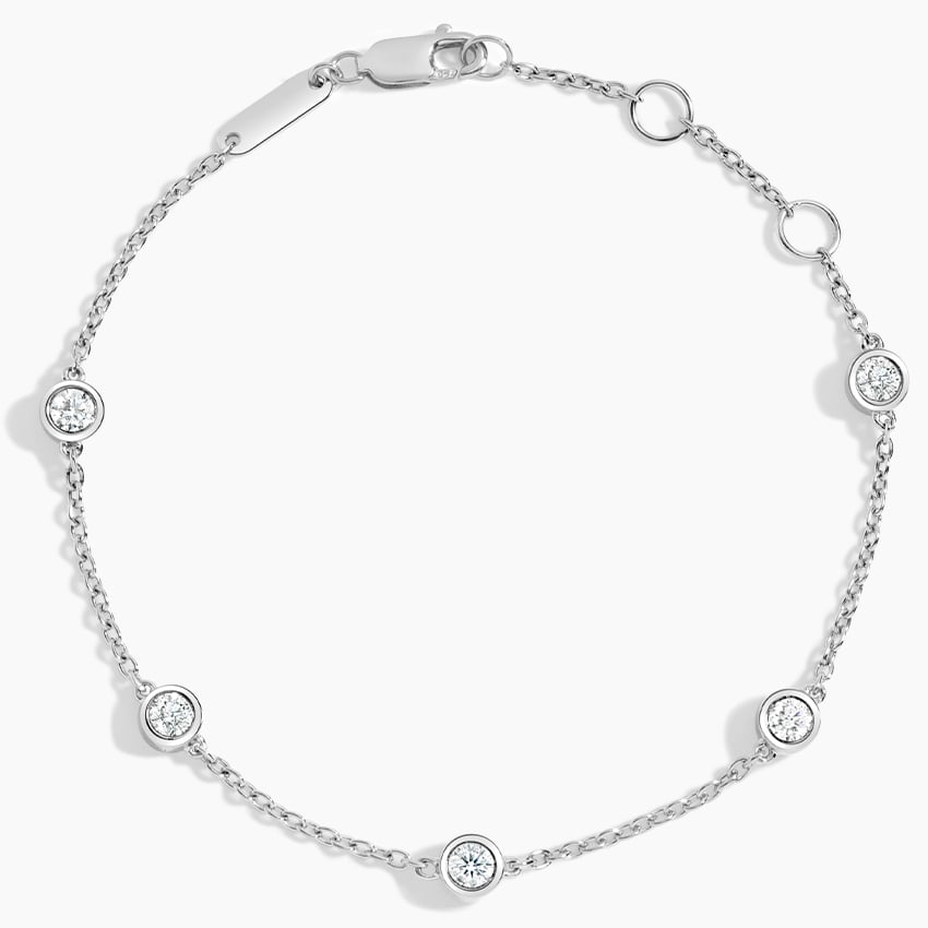 Five Diamond Bezel Bracelet (1/2 ct. tw.)