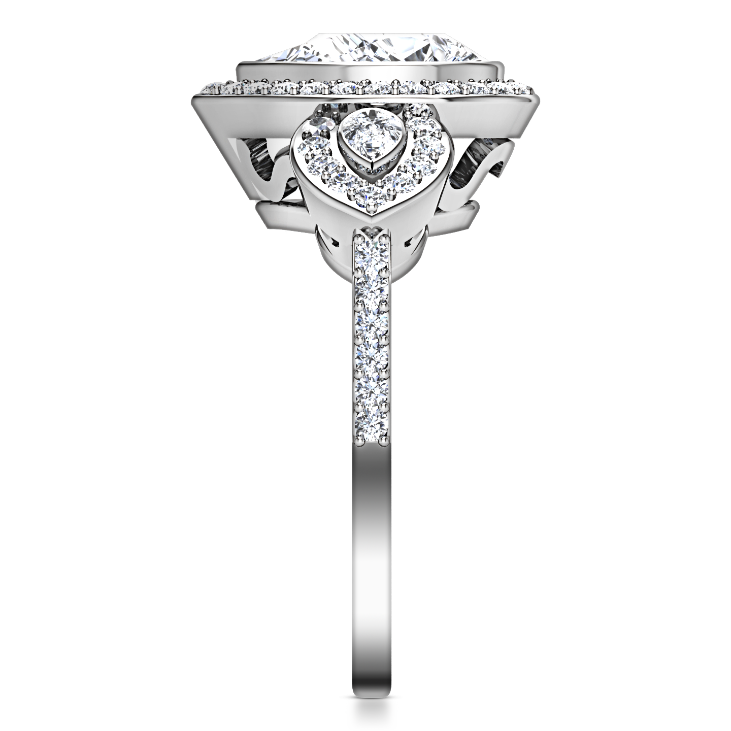 Three Stone Engagement Ring Vanessa