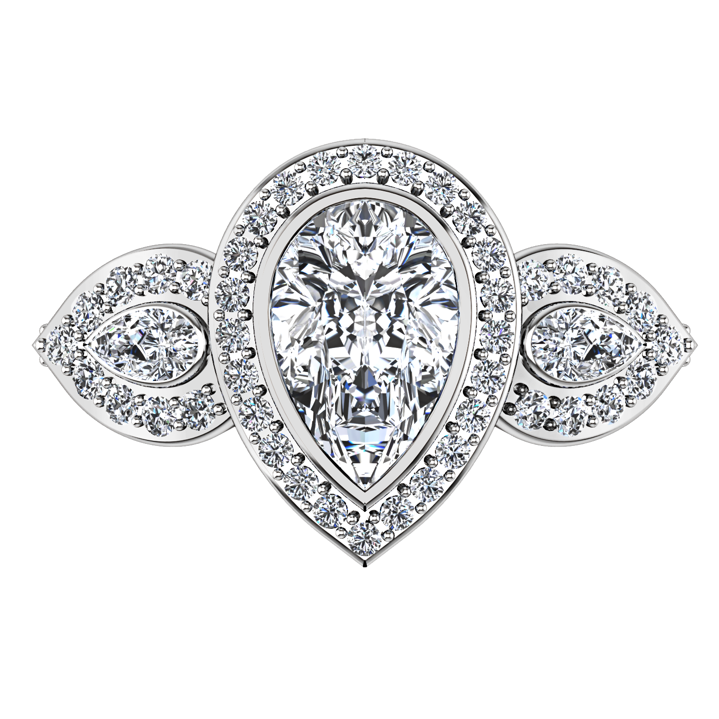 Three Stone Engagement Ring Vanessa