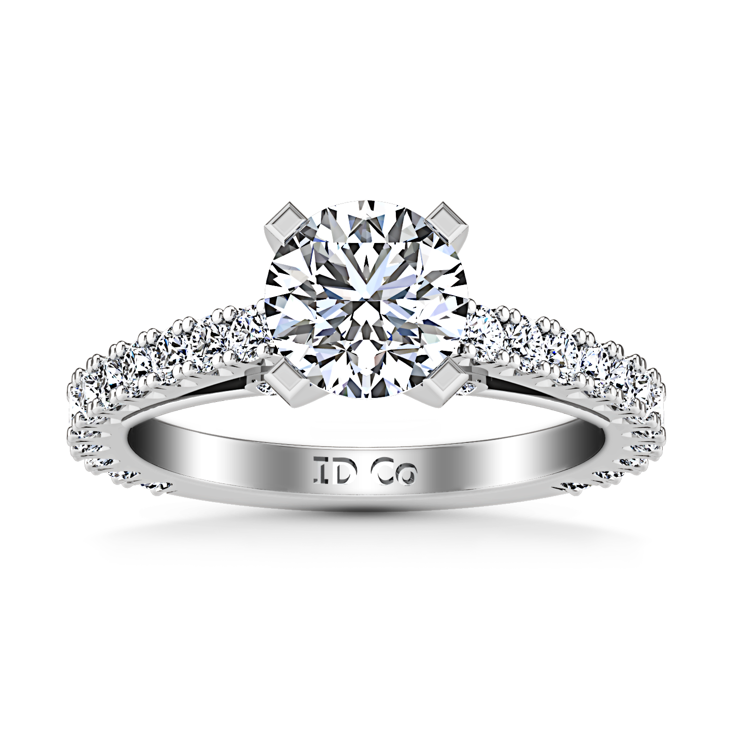 Pave Engagement Ring Eden