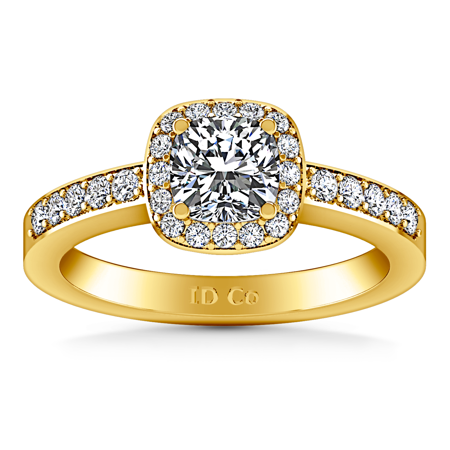 Halo Engagement Ring Eve