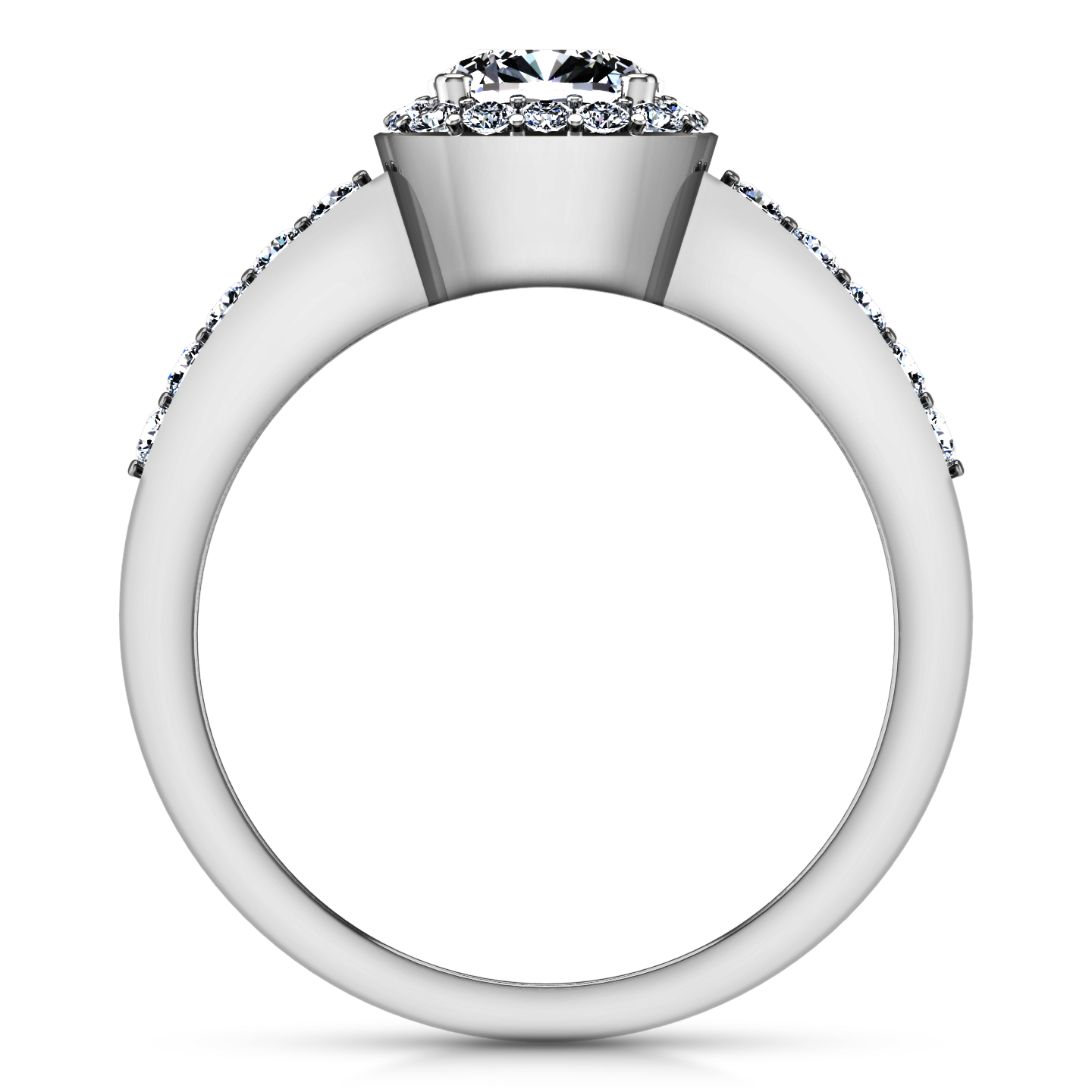 Halo Engagement Ring Eve