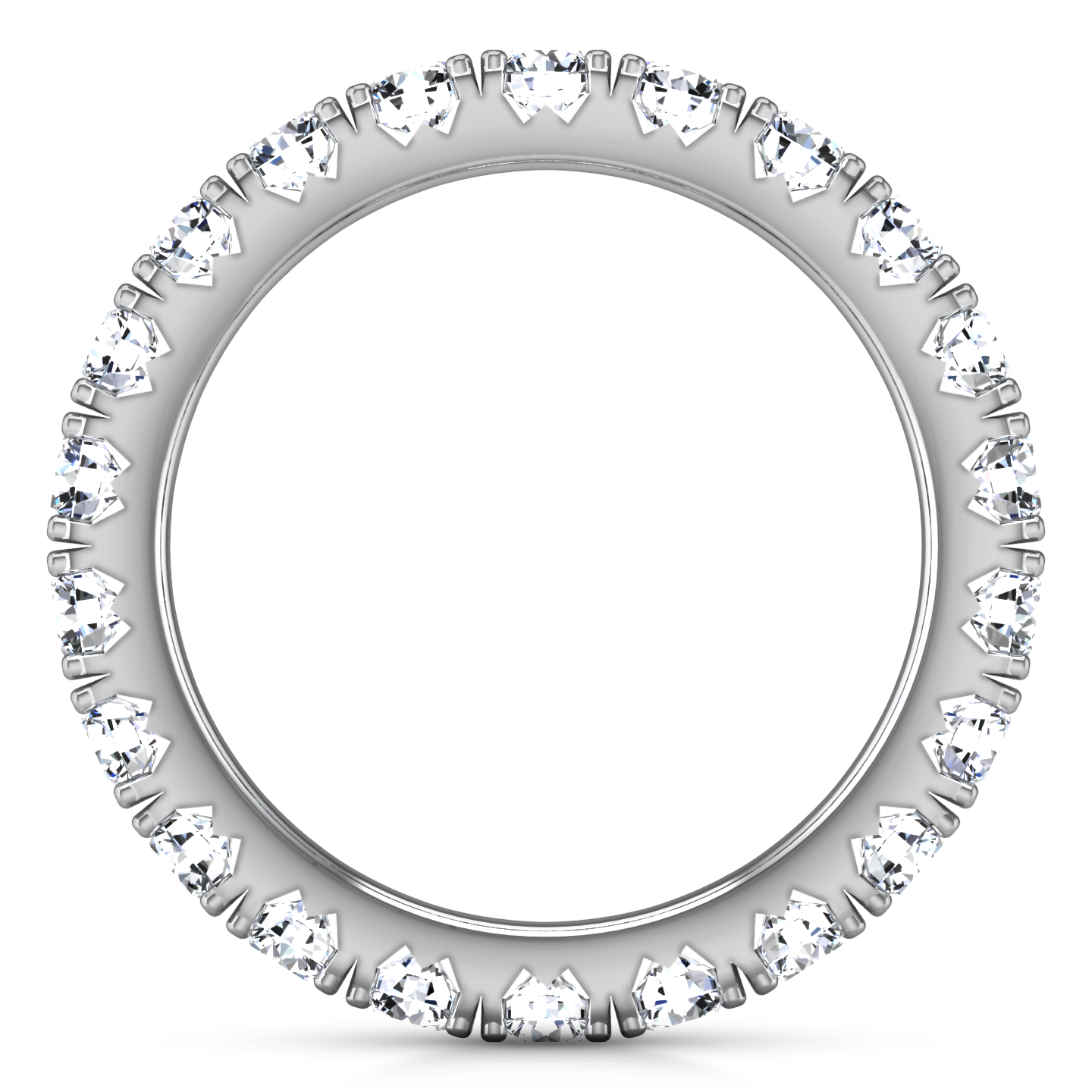 Eternity Ring Natasha 1.6 Cts 14K White Gold